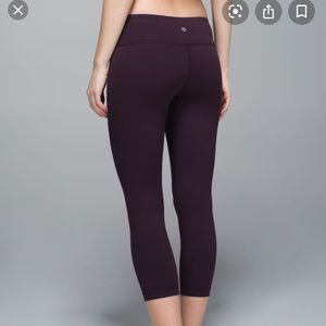 Lululemon Wunder Under Crop II *Full on Luon
